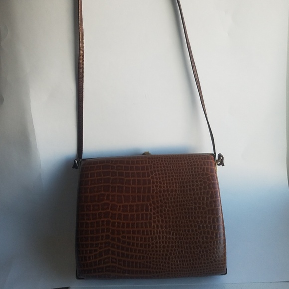 Vintage made in Italy 100% leather crossbody bag - Picture 8 of 8